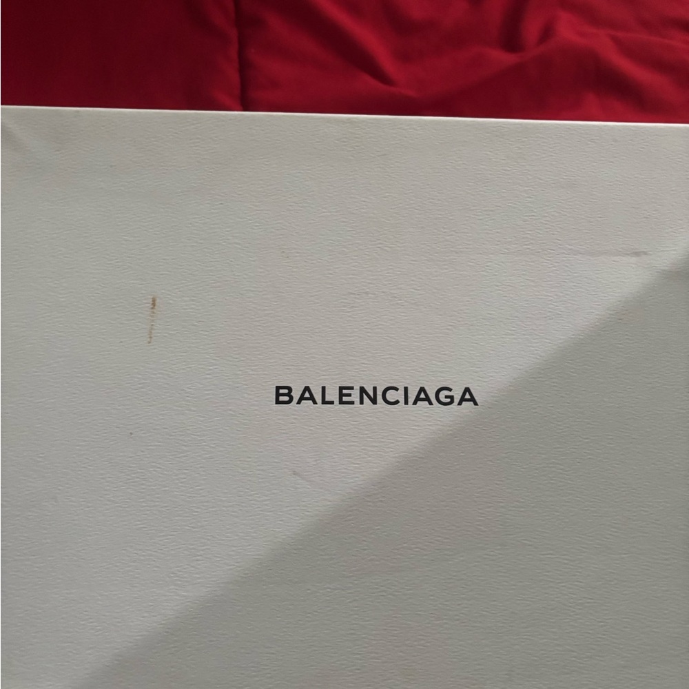 Balenciaga Red High-Top Sneakers - Picture 6 of 6
